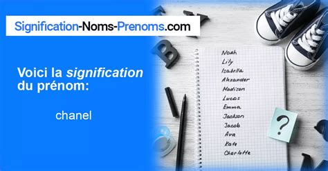 Prénom Chanel, féminin, latin, mixte : signification 